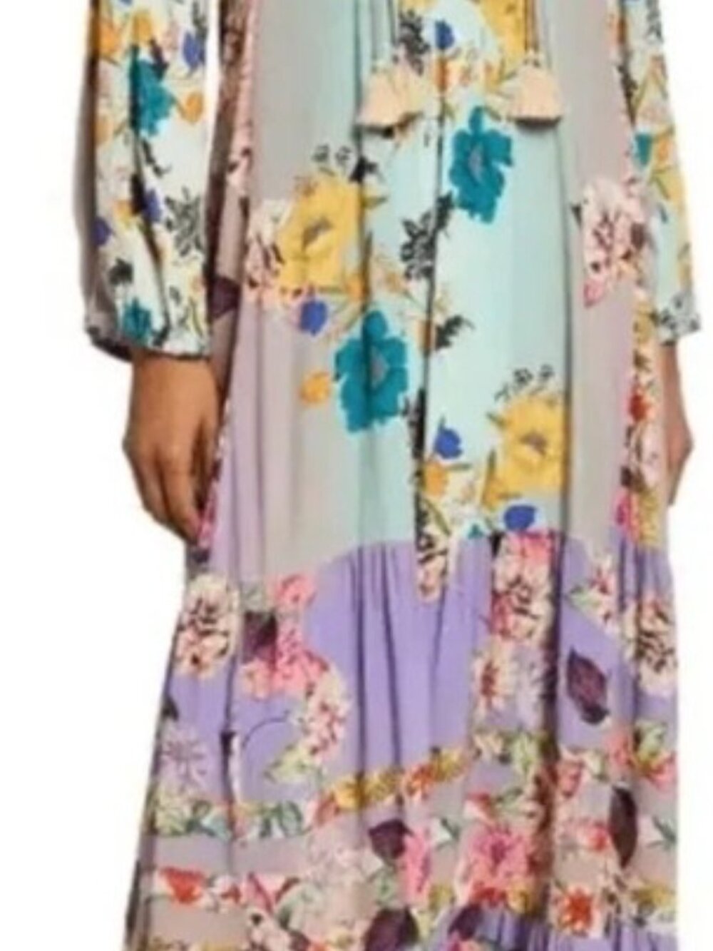 Johnny Was silk blend Penelope Maxi dress - Picture 2 of 5